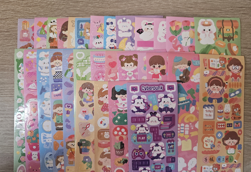 Cute Kawaii Sticker Sheets - Variety Pack - photo 4