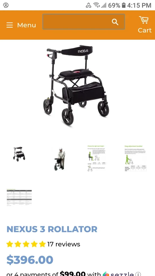 Nexus 3 Rollator thumbnail
