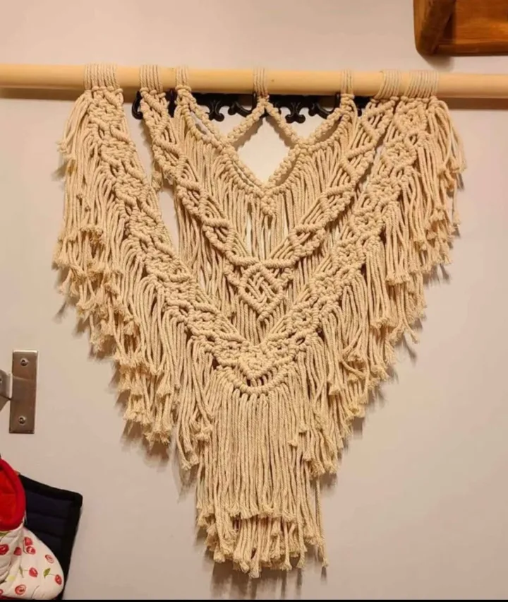 Macrame Wall Hanging - Boho Decor, wall decor thumbnail