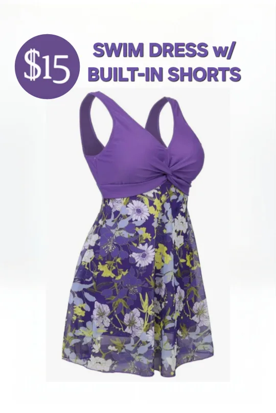 Swim Dress with Built-in Shorts thumbnail