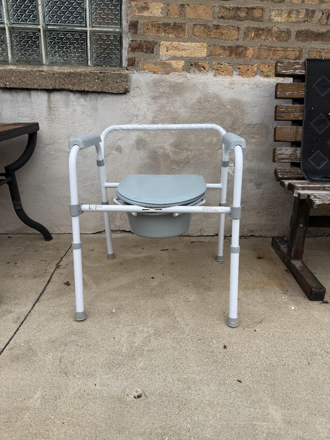 Drive Medical Folding Commode Chair thumbnail