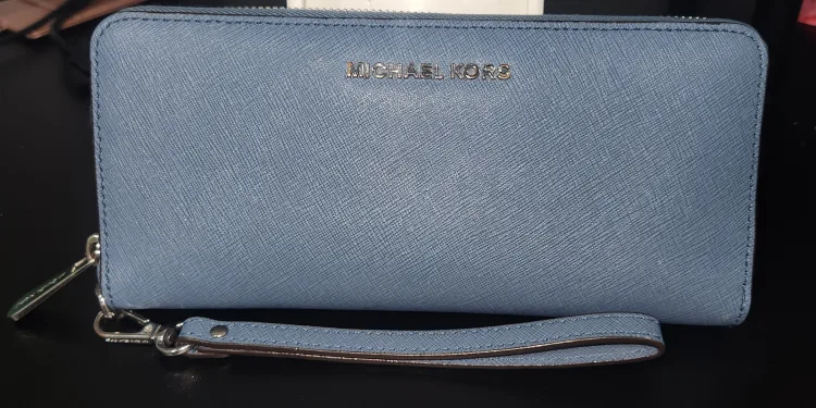 Michael Kors Blue Wallet thumbnail