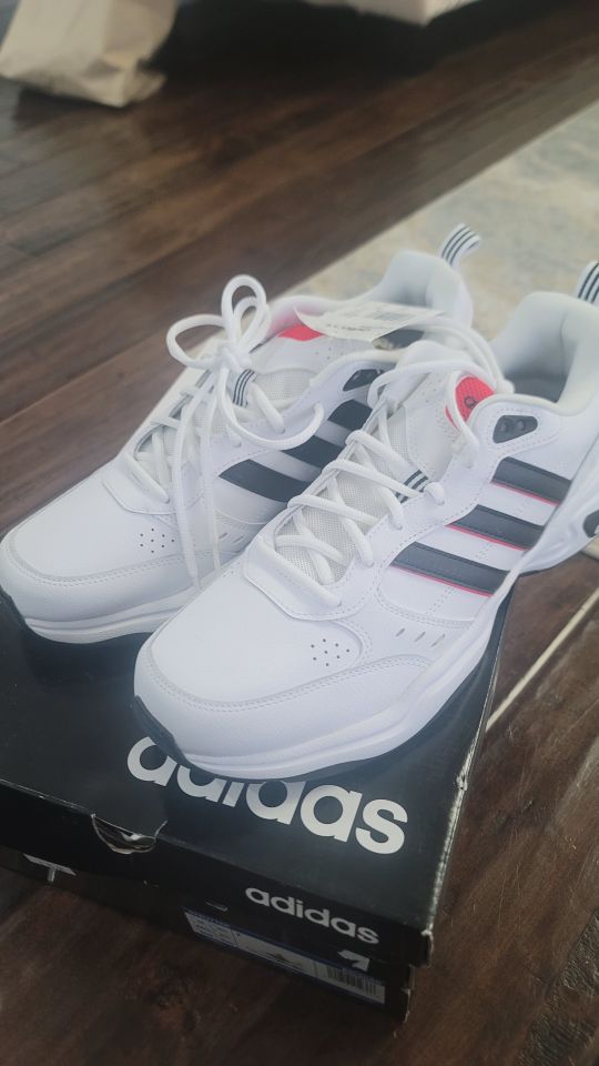 Adidas Strutter White/Core Black/Active Red Shoes New - photo 5
