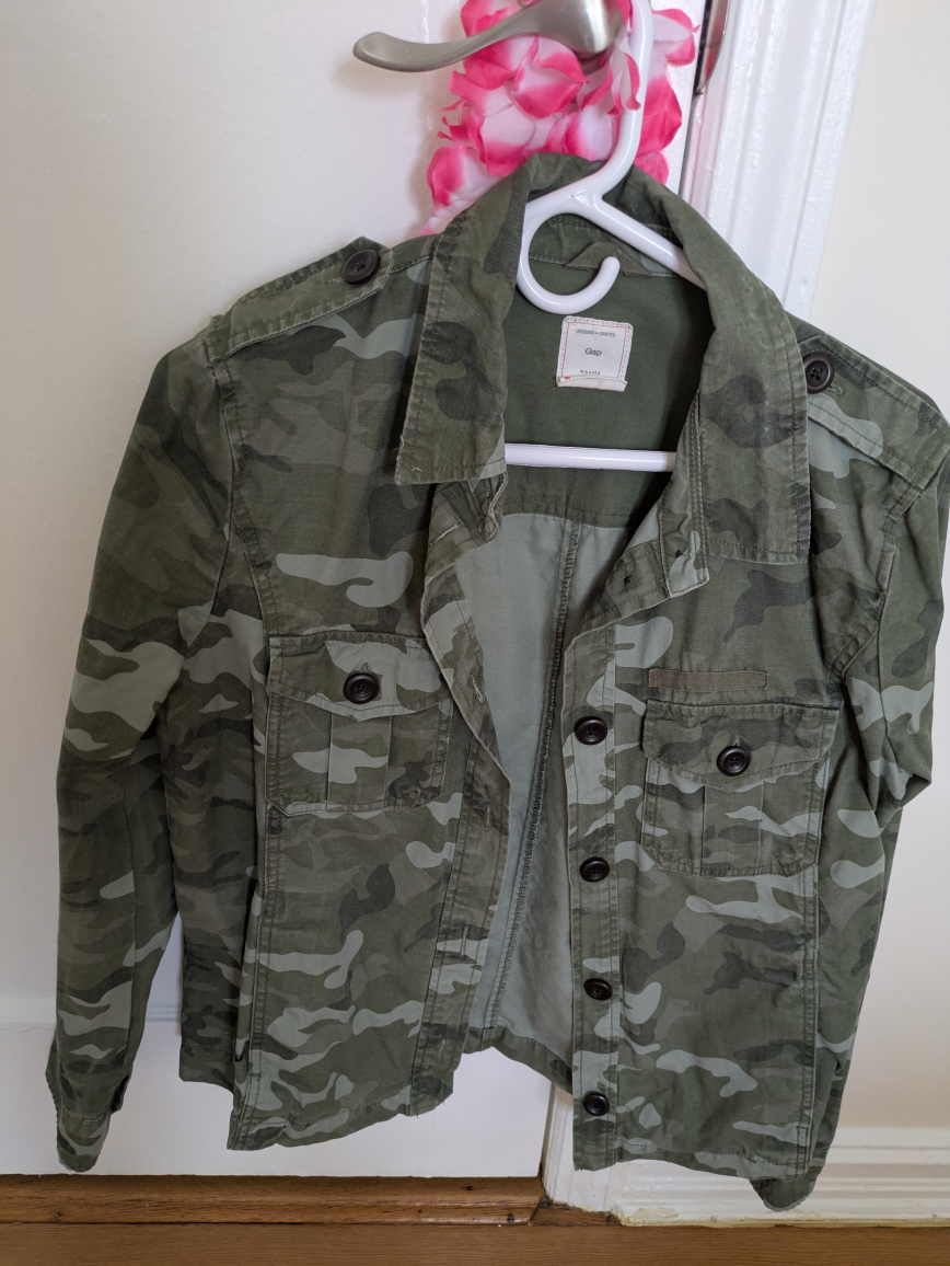 jacket military color Gap