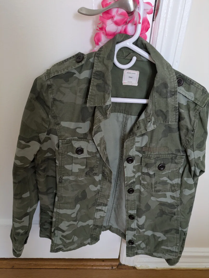 jacket military color Gap thumbnail