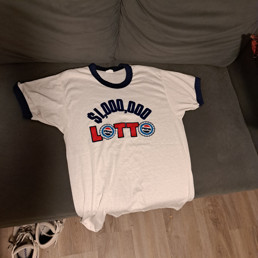 Kory Lotto Pepsi T-Shirt - Size Large