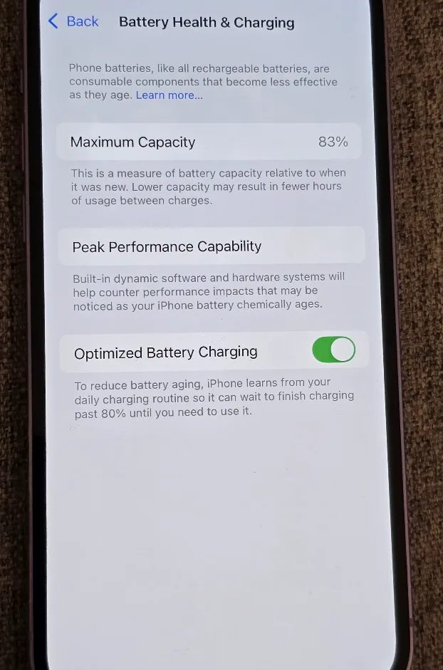 Apple iPhone 12 - 128GB Purple - Like new image indicator(3)