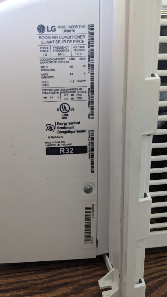 LG LW6017R Room Air Conditioner - photo 2