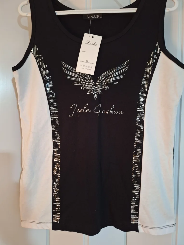 Leola Fashion Black Tank Top - Size M thumbnail