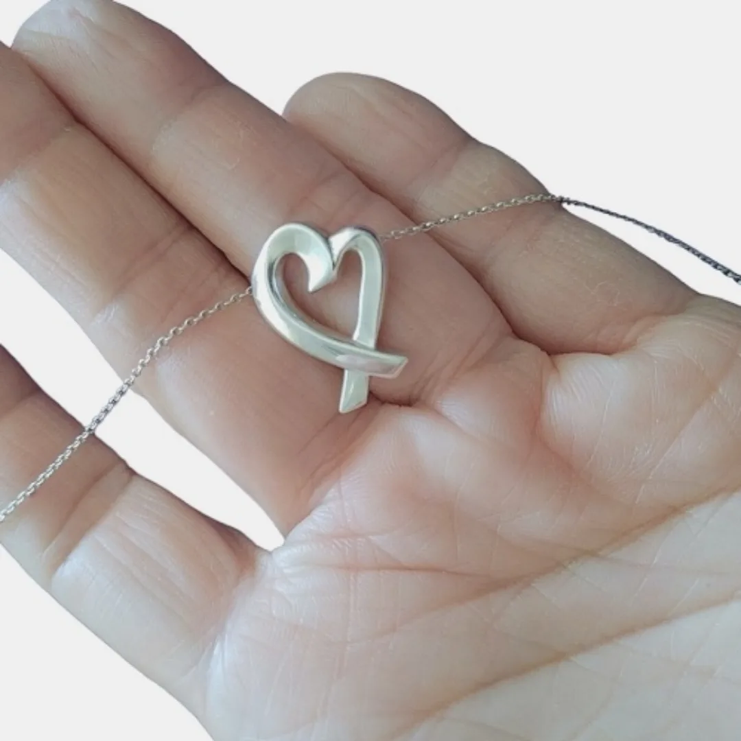 Tiffany & Co. Loving Heart Pendant Necklace image indicator(7)