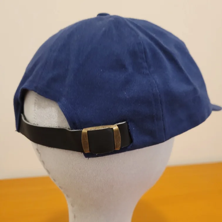 Brand New Vintage 90s Navy Blue Snapback Cap Hat image indicator(4)