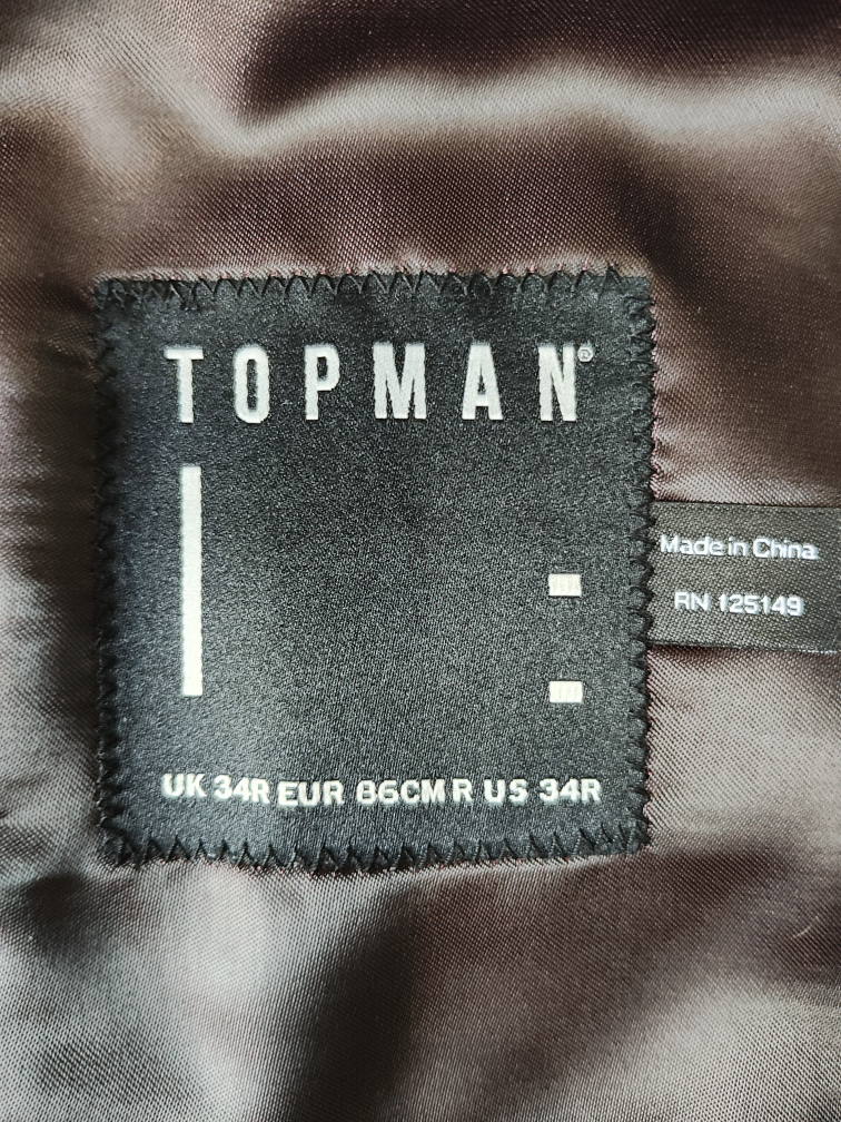 Topman Burgundy Suit plus tie - photo 3