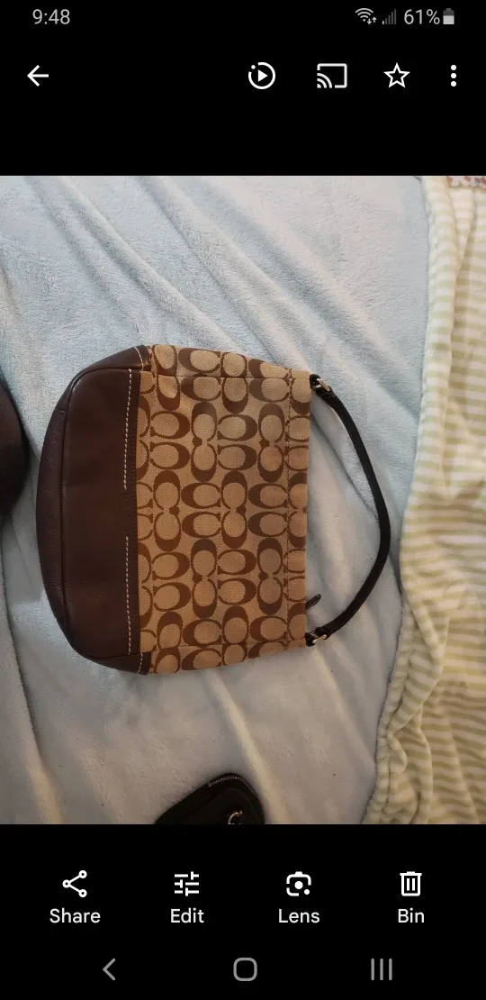 Coach Brown Hobo Bag thumbnail