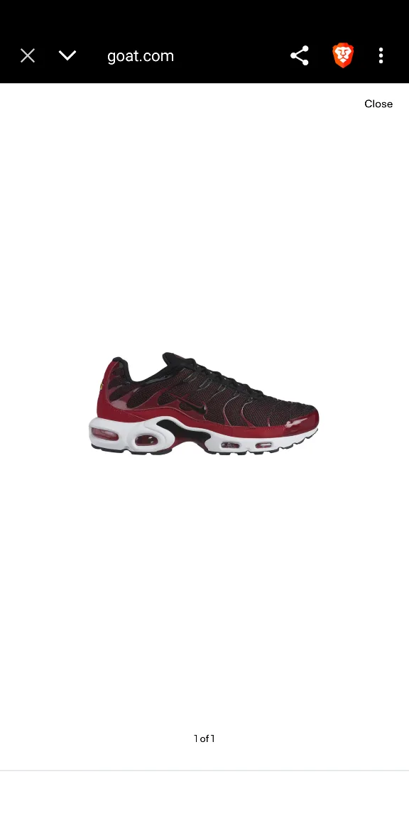 Nike Air Max Plus "Red Black" 10.5 thumbnail
