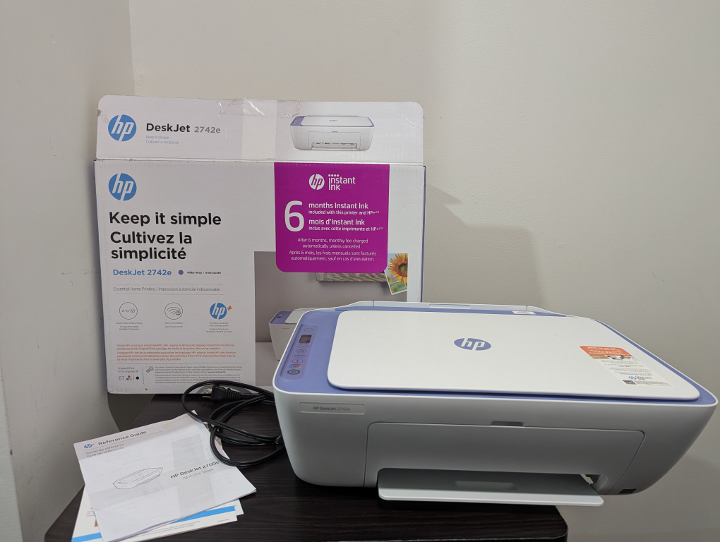 HP DeskJet 2742e All-in-One Printer - With original Box!