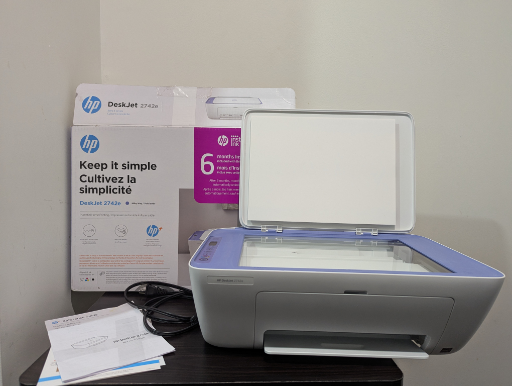 HP DeskJet 2742e All-in-One Printer - With original Box! - photo 2