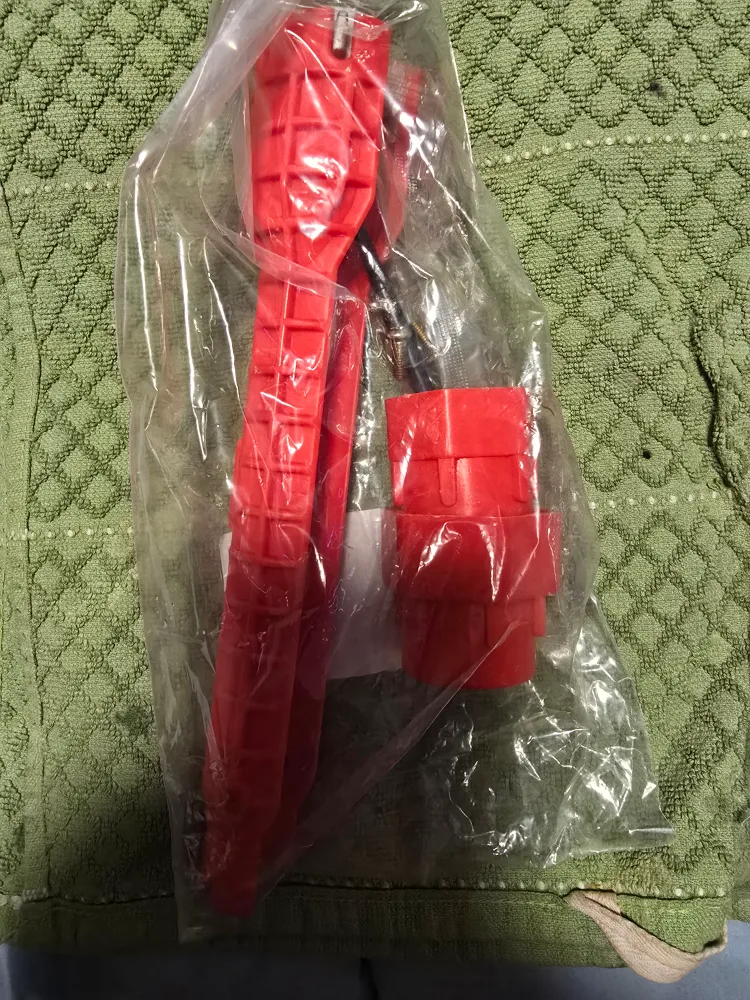 Red Plastic Basin Wrench Plumber Tool thumbnail