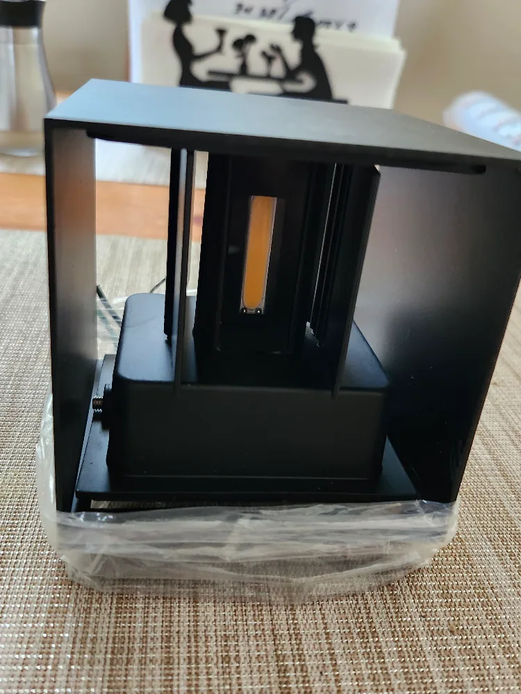 Modern Black Outdoor Wall Light thumbnail