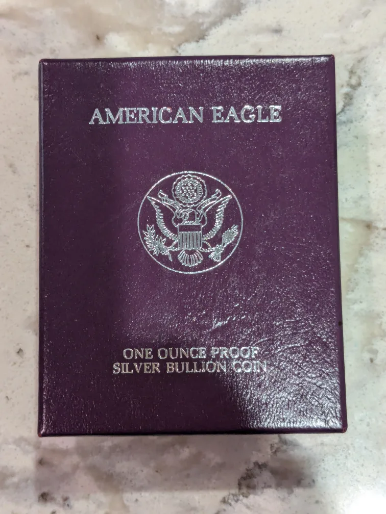 American Eagle 1988 -S One Ounce Proof Silver Bullion Coin image indicator(2)