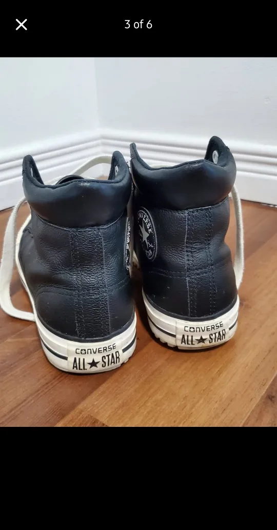 Converse All Star High Top Leather Thinsulate Boots - Size 8.5 W image indicator(3)