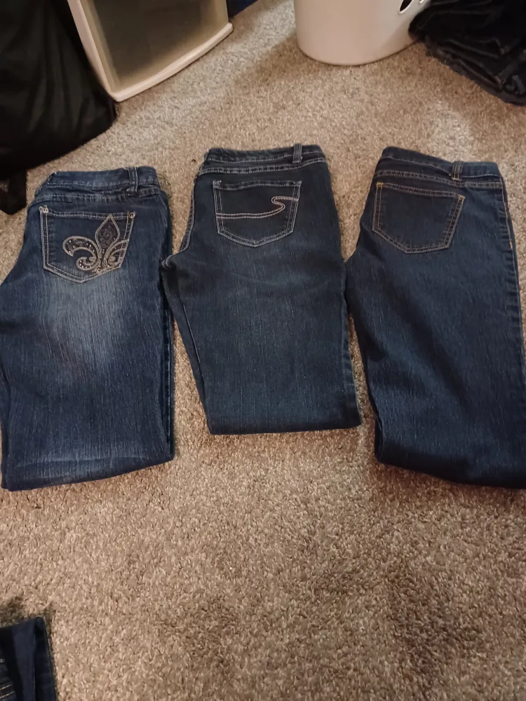 Three Pairs of Denim Jeans thumbnail