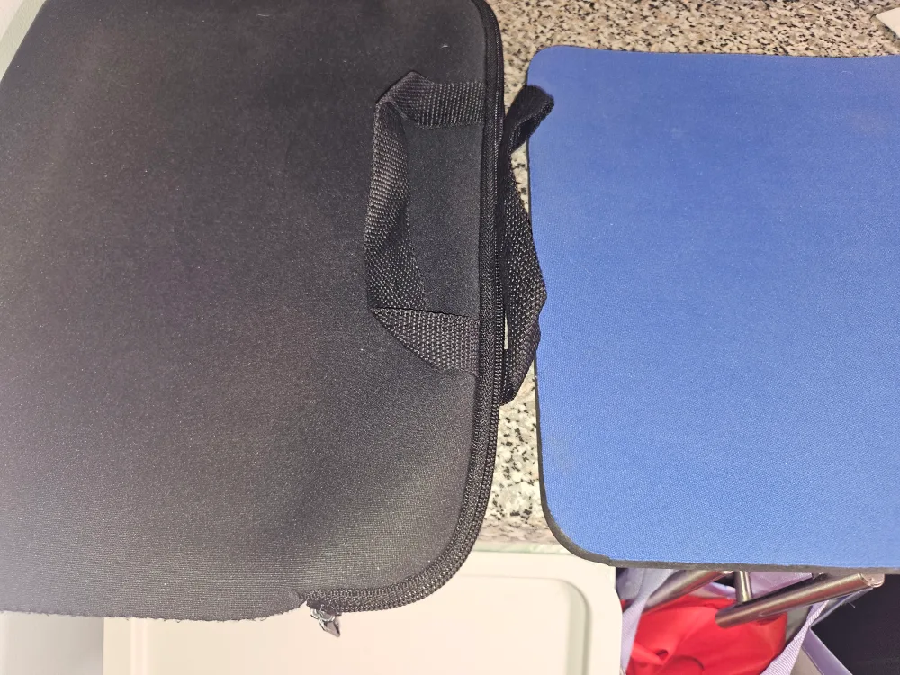 Laptop/Tablet Sleeve with Handles, Black 12.5 inches & Mouse Pad image indicator(2)