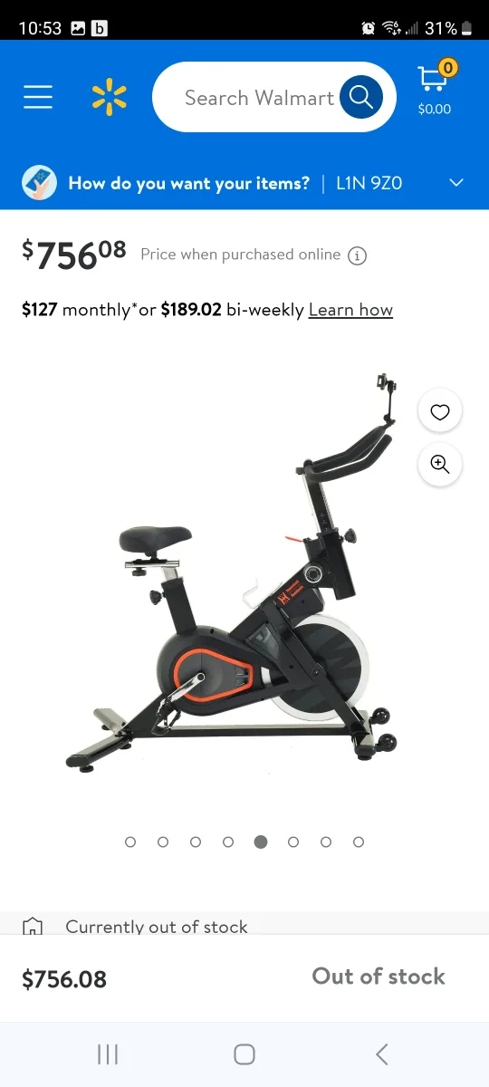 Women's Health/Men's Health Exercise Spin Bike image indicator(10)