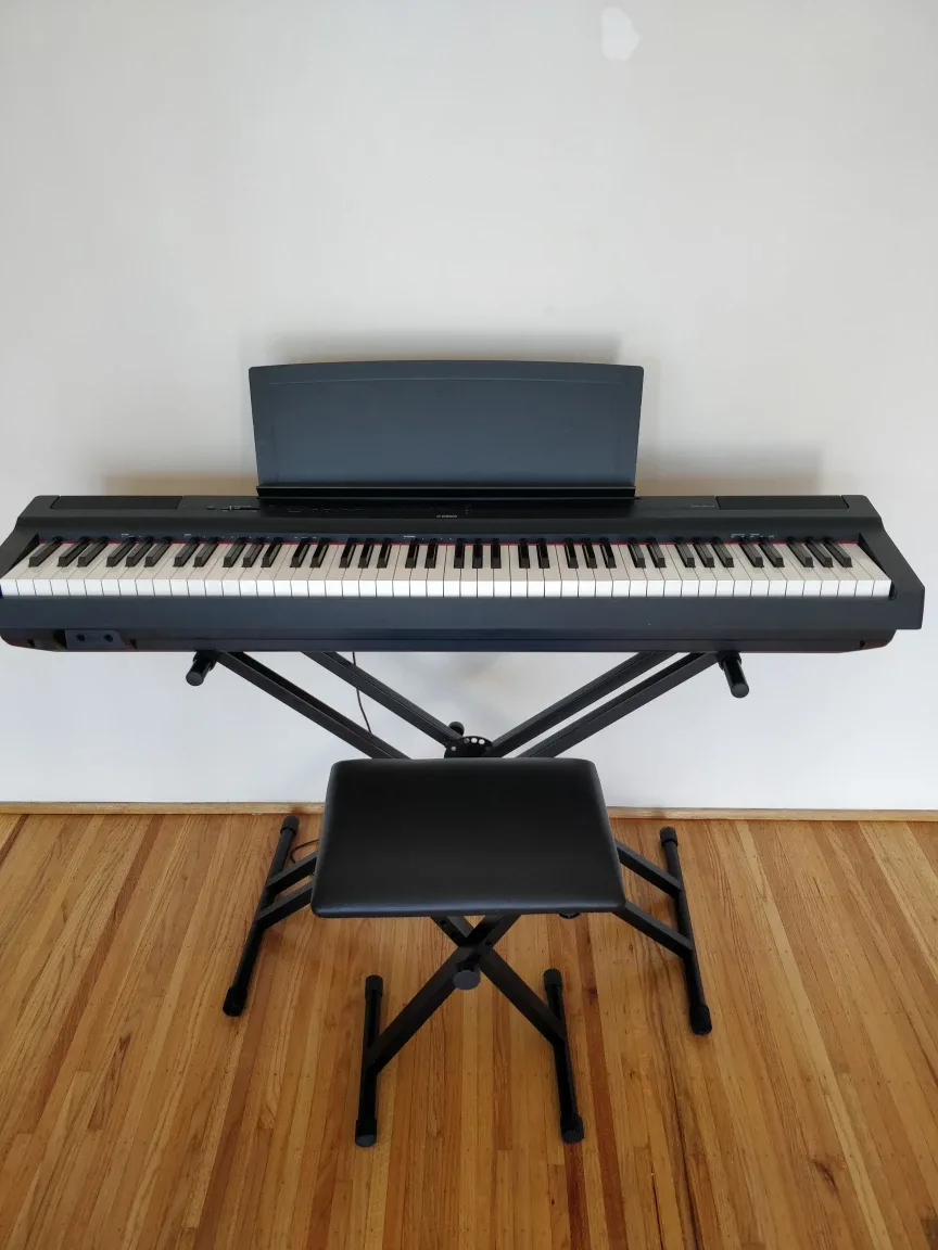 Yamaha keyboard piano P-125 88 keys with stand, stool and pedal thumbnail