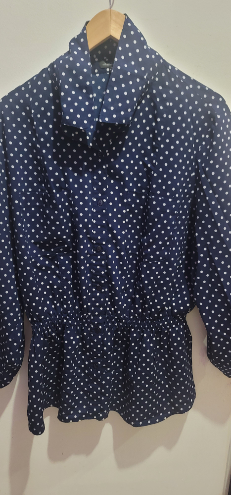 Notations Polka Dot Blouse - Size XL - photo 2