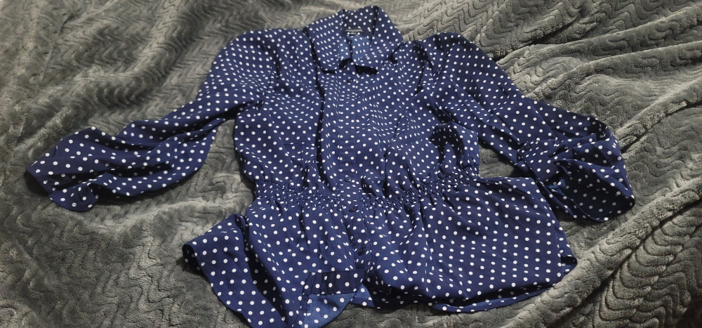 Notations Polka Dot Blouse - Size XL - photo 4