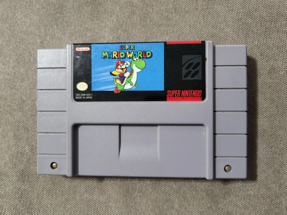 Super Nintendo Super Mario game thumbnail