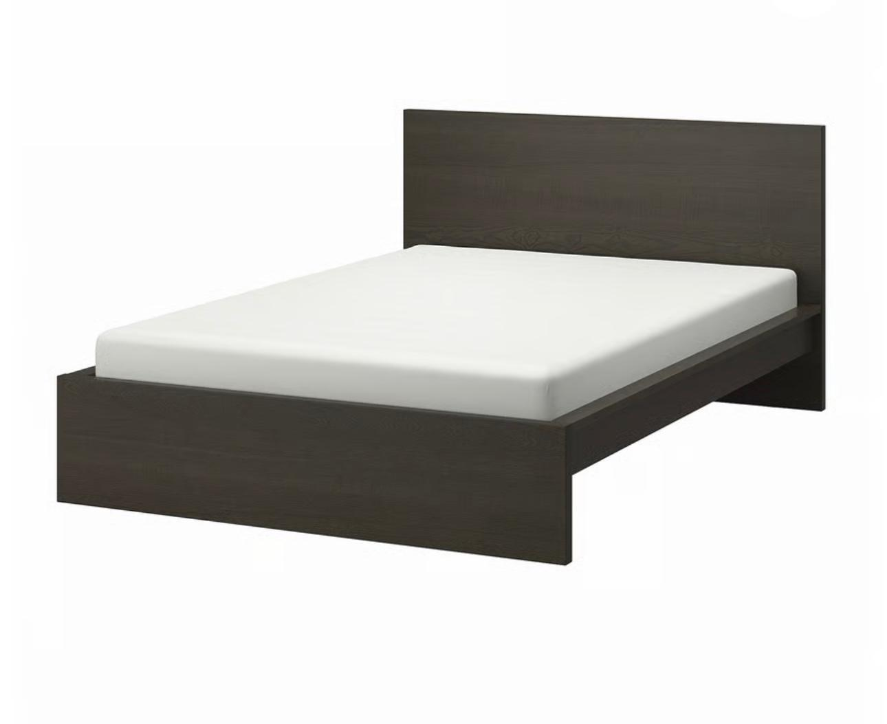IKEA Malm Queen Bed Frame with Matrand Mattress - photo 2