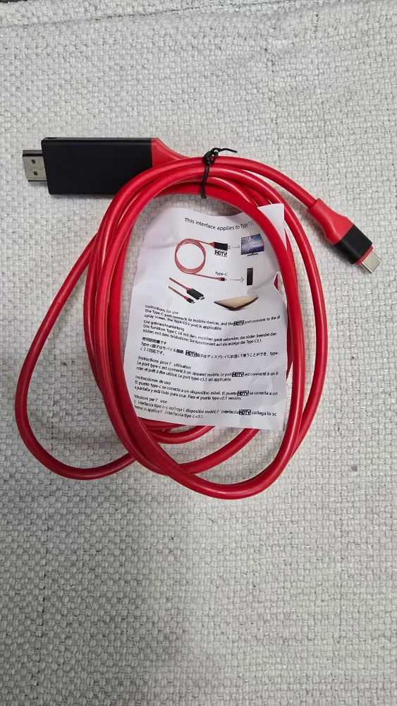 Type C to HDTV Cable image indicator(2)