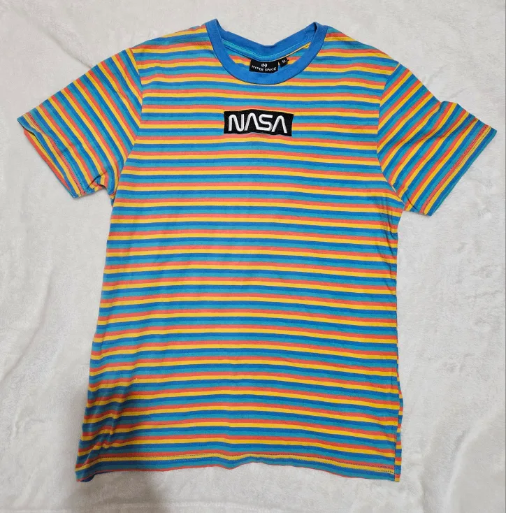 Hyper Space NASA Striped Tee - Size M thumbnail