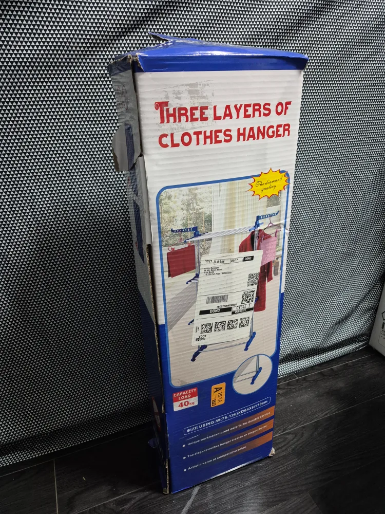Three Layers Clothes Hanger - In Box image indicator(2)