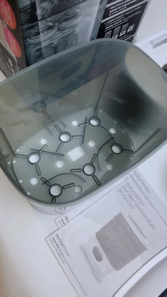 Baby Brezza Bottle Sterilizer & Dryer Advanced | Steam + HEPA image indicator(9)