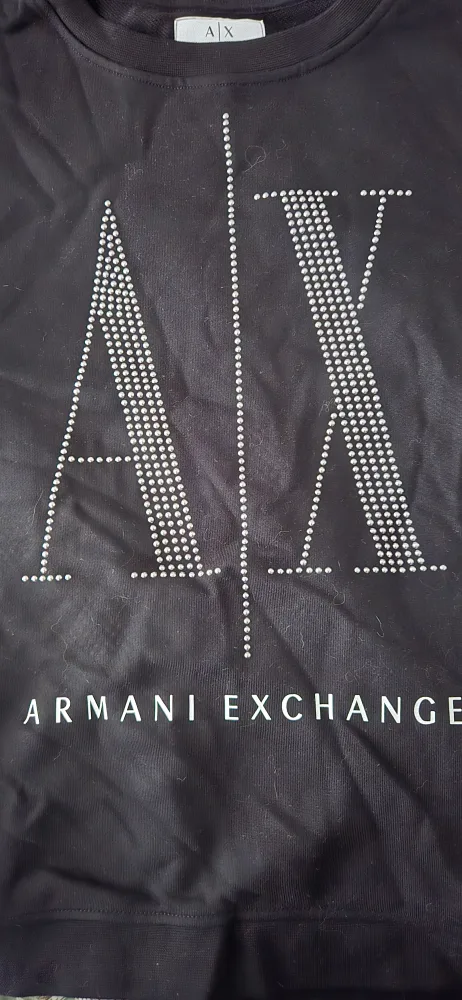 Armani Exchange Icon Period Sweatshirt - Black, XL image indicator(2)