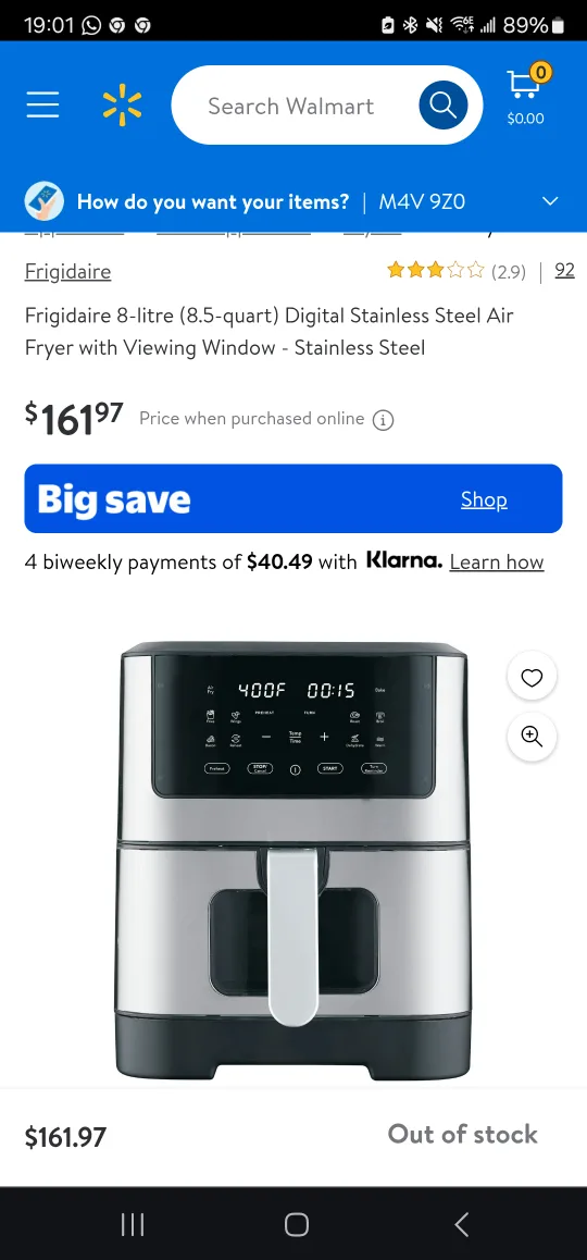 Frigidaire 8.5-Quart Digital Air Fryer - Stainless Steel image indicator(5)