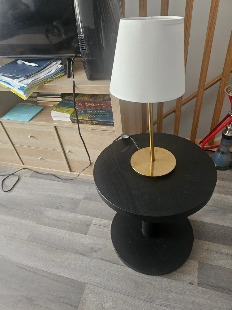 IKEA KNIXHULT Table Lamp with Side Table thumbnail