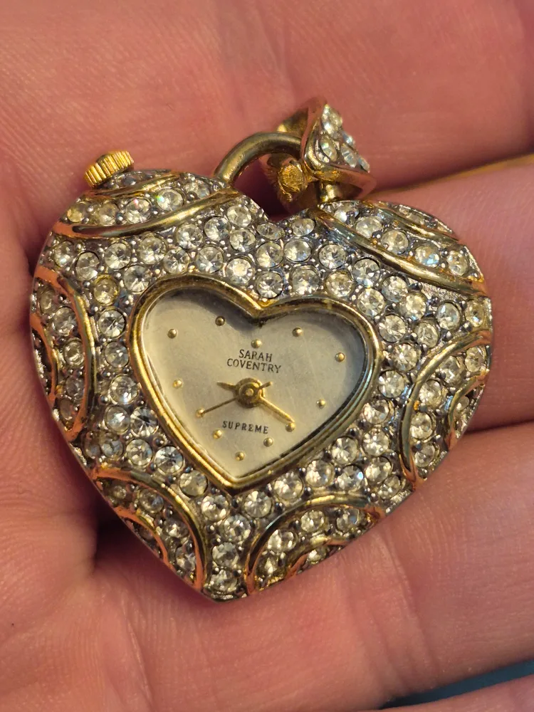 Sarah Coventry Supreme Heart Pendant Watch thumbnail