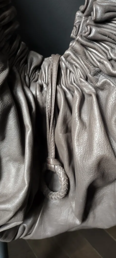 BCBGMAXAZRIA sofe  cowhide Hobo Bag image indicator(6)