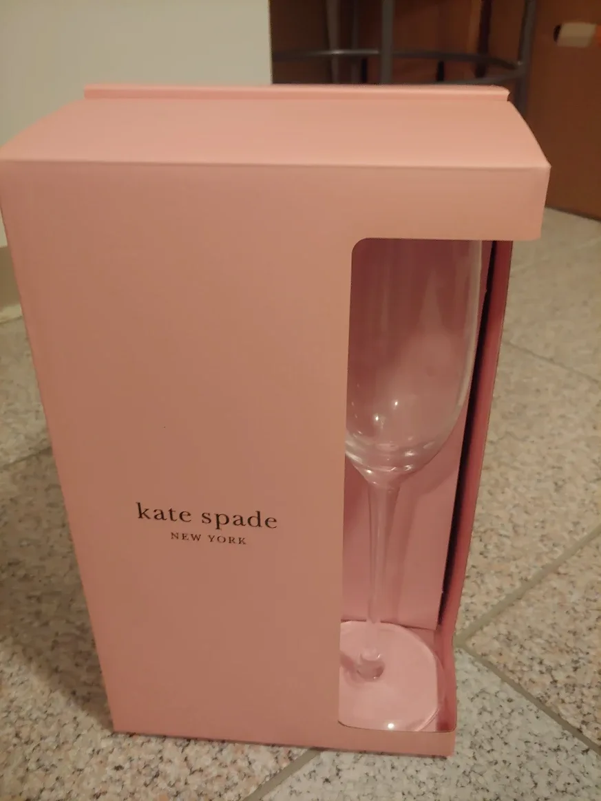 Kate Spade New York Champagne Flute - New in Box! thumbnail