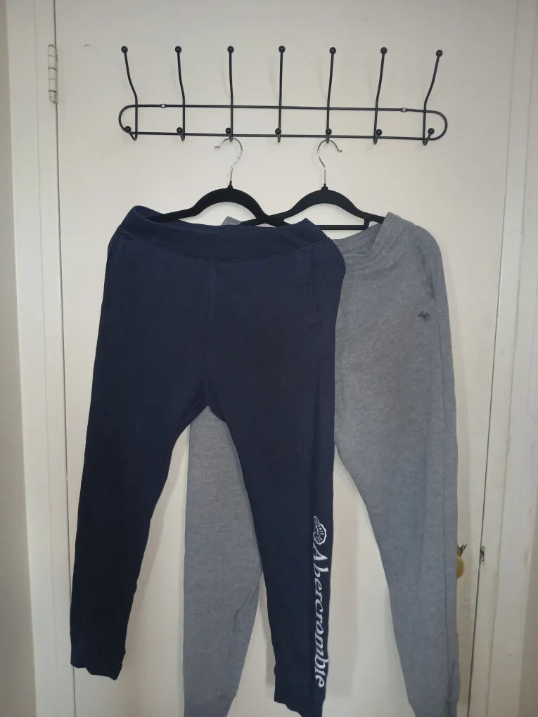 Abercrombie & Fitch Sweatpants - Navy & Grey thumbnail