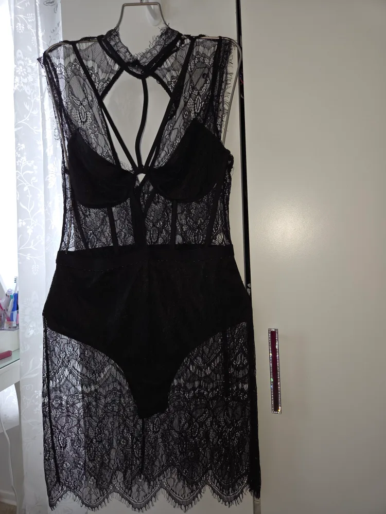 Black Lace Bodysuit dress thumbnail