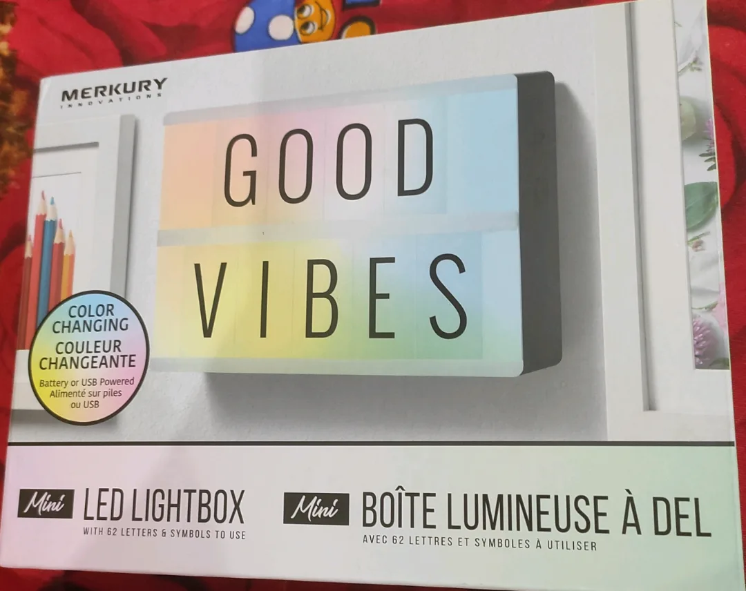 Merkury Innovations Mini LED Lightbox thumbnail