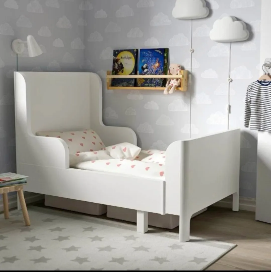 IKEA BUSUNGE Extendable Bed - White thumbnail
