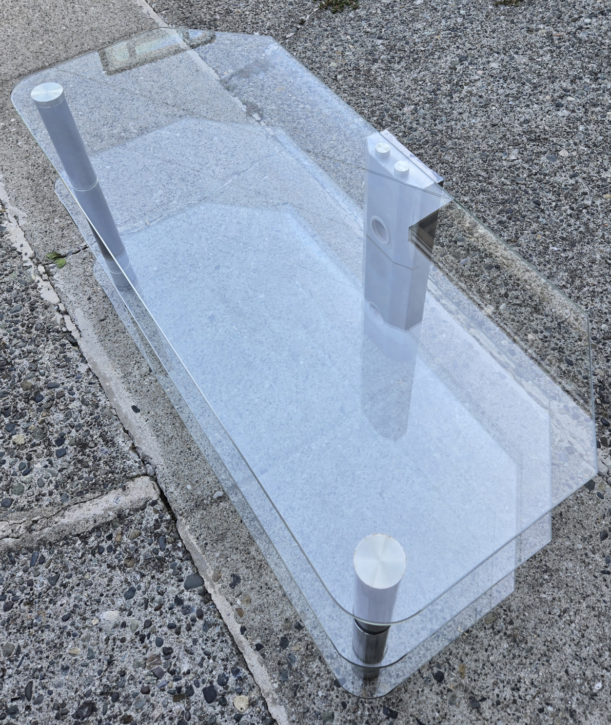 Glass TV Stand