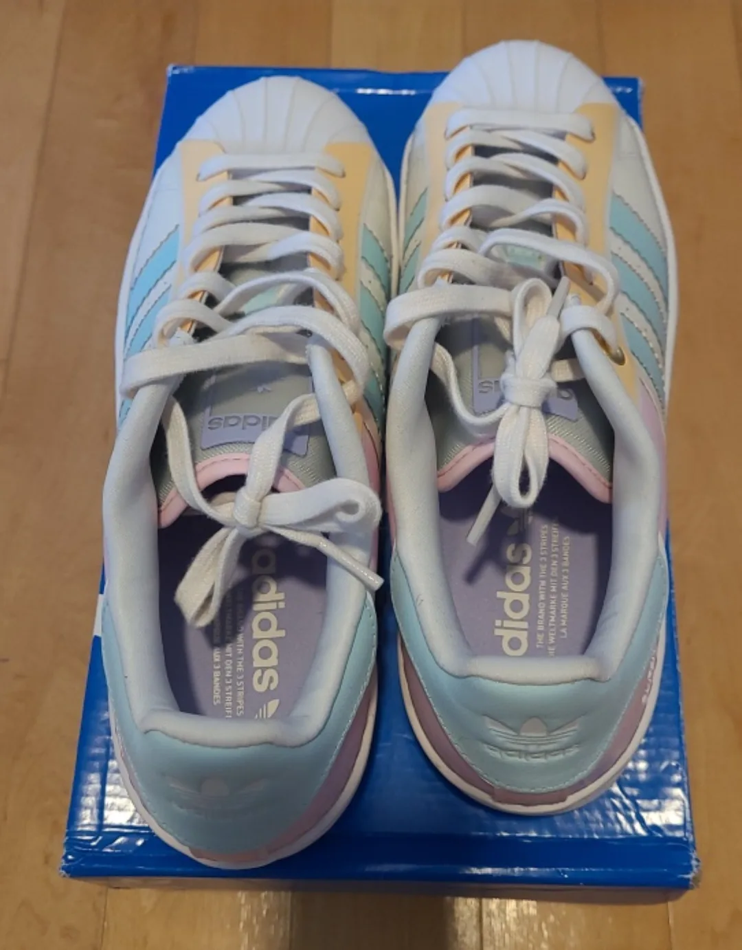 Adidas Superstar Women's Shoes - Pastel - Size 9 image indicator(2)