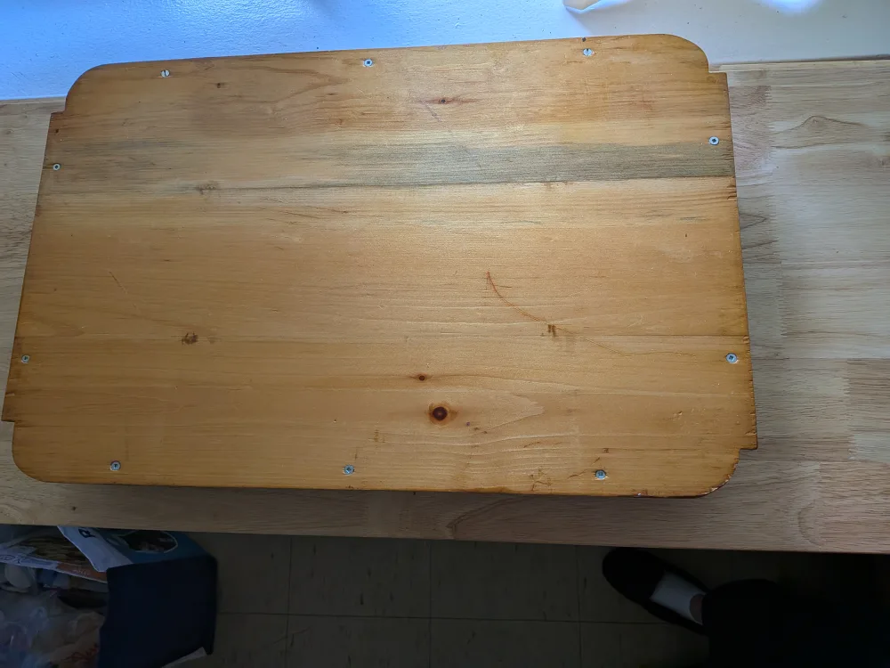 Vintage Wooden Breakfast Tray image indicator(2)