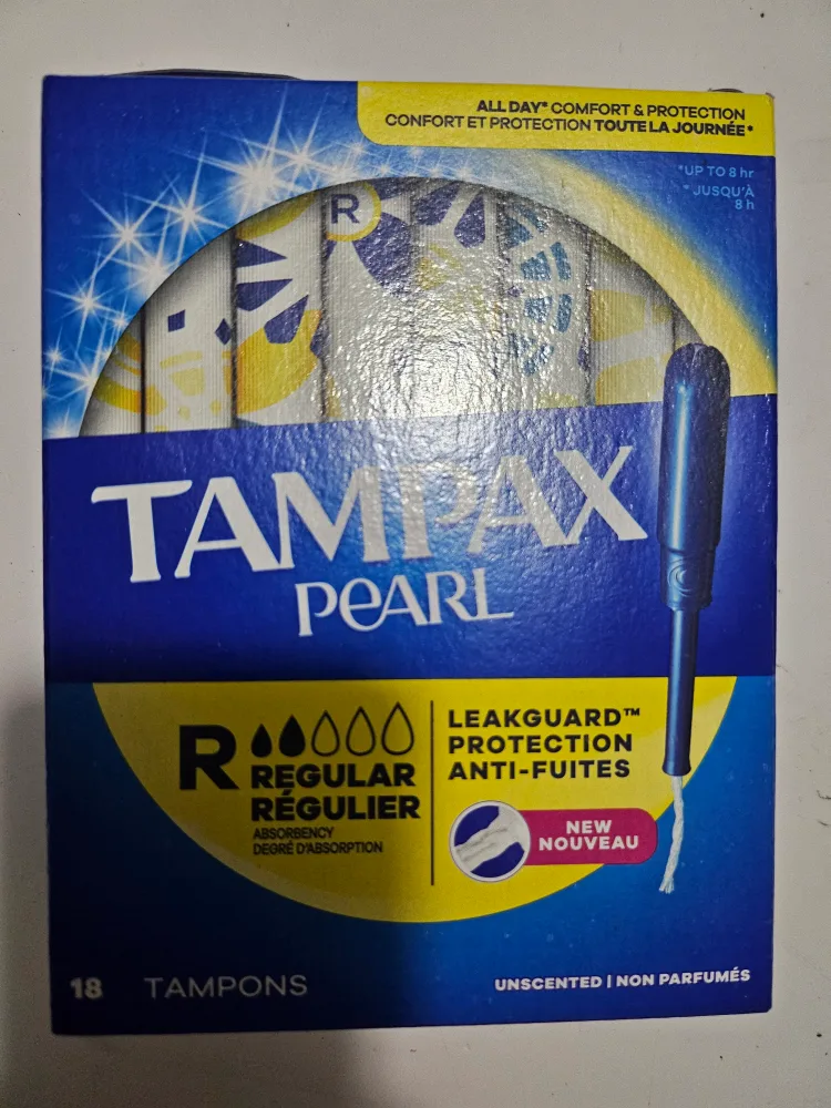 Tampax Pearl Regular Tampons - 18 Count 🇨🇦 thumbnail